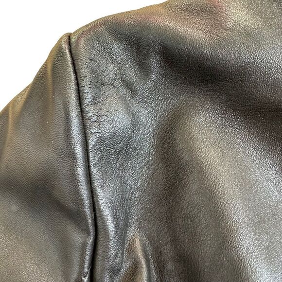 Pelle Studio~  Black Long Leather Jacket ~ Fully Lined ~ size XL~smooth leather - Picture 12 of 16